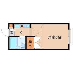 畝傍御陵前駅 徒歩10分 2階の物件間取画像